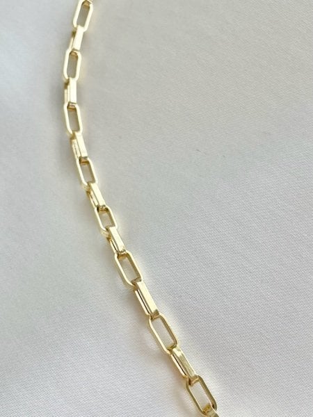 14 Kuyumculuk 4 mm Kalın Ataş Zincir