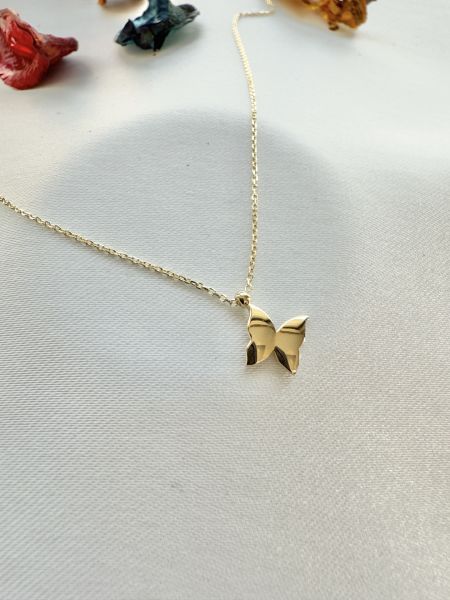 14 Kuyumculuk Mini Kelebek Kolye