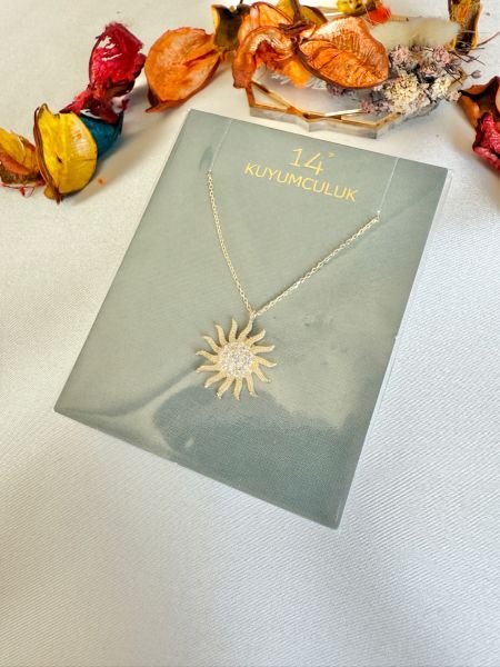 14 Kuyumculuk Güneş Kolye