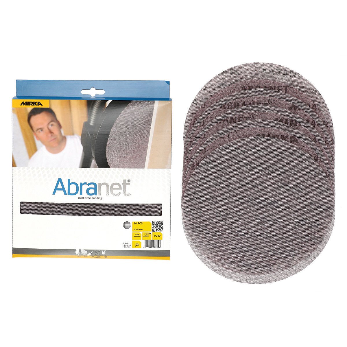 Mirka ABRANET 225mm Cırt P80, 25/Paket