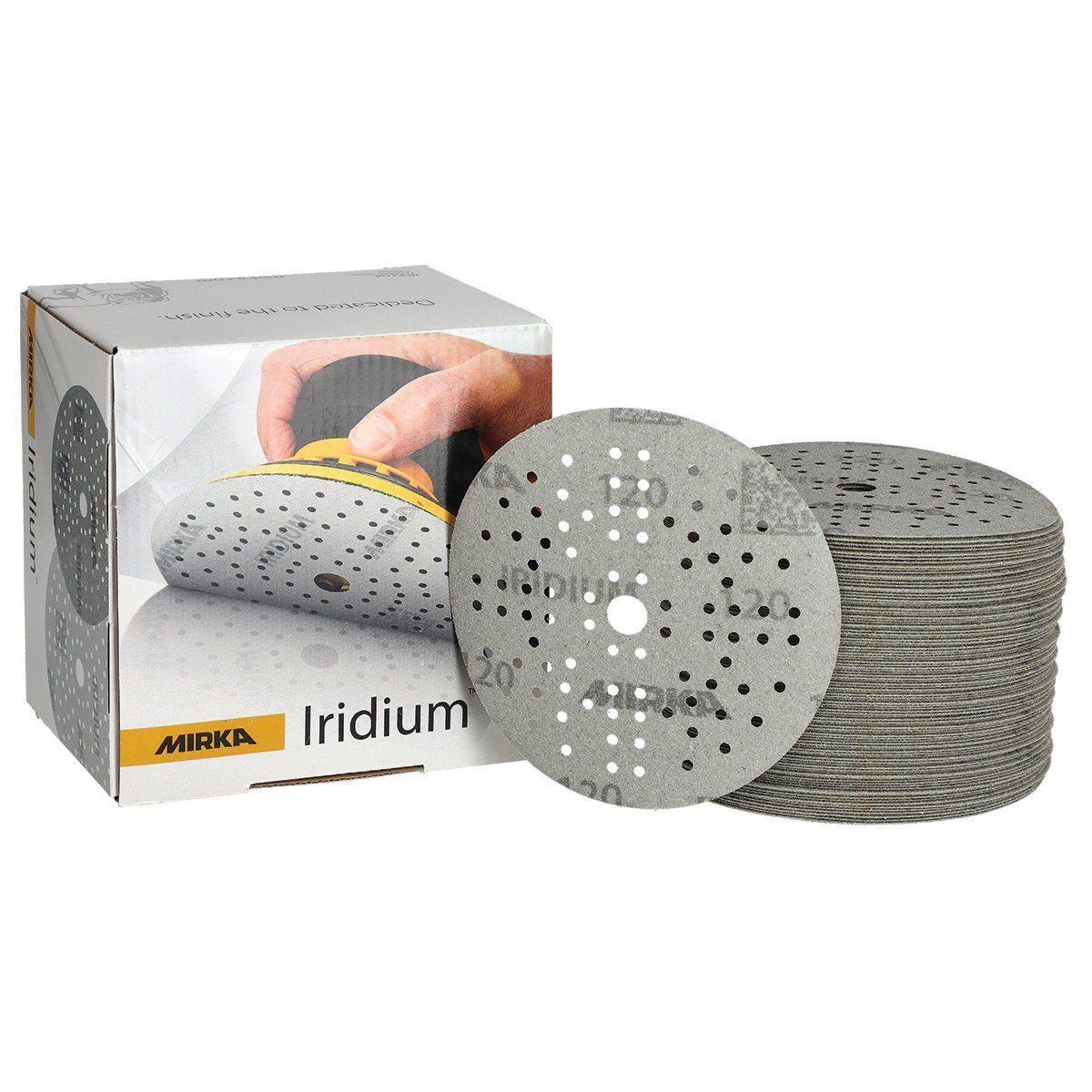 Mirka IRIDIUM 125mm Cırt 89D 600, 100/Paket