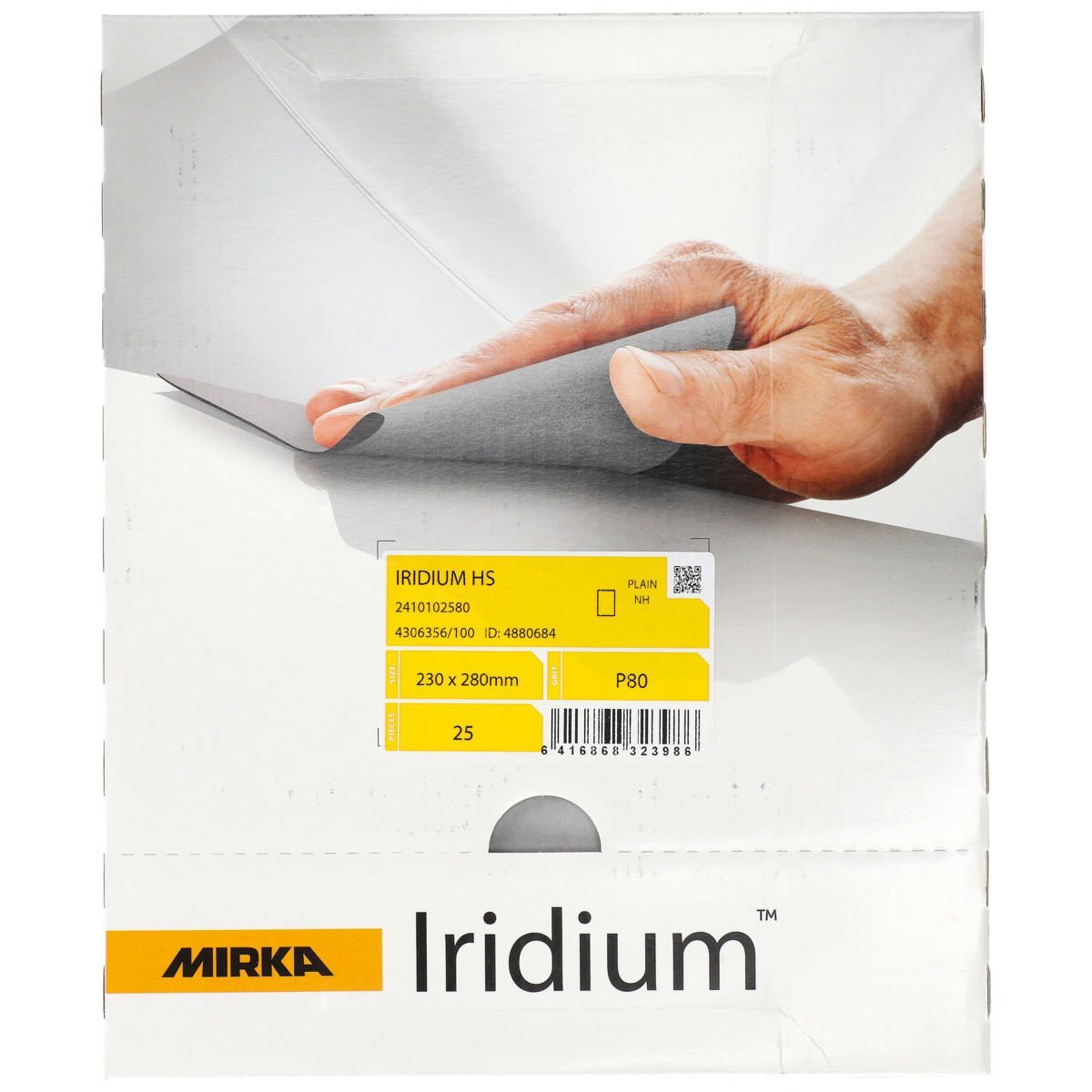 Mirka IRIDIUM HS 230x280mm P400, 25/Paket