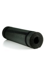 6,5 mm Kalınlık Pilates Matı Yoga Matı Kamp Matı Siyah Boy 150 Cm En 51 Cm