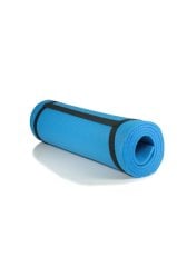 6,5 Mm Kalınlık Pilates Matı Yoga Matı Kamp Matı Mavi Boy 150 Cm En 51 Cm