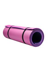 Pembe Mor  Pilates Minderi & Yoga Mat Çift Taraflı 8 mm