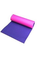 Pembe Mor  Pilates Minderi & Yoga Mat Çift Taraflı Taşıma Askılı 8 mm