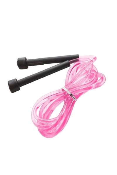 Pembe Pilates Seti- Pilates Matı Atlama Ipi Direnç Bandı 3 'lü Set Squat Loop Band
