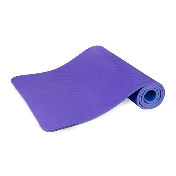 8 mm Çift Taraflı Kullanılabilir Kaymaz Yüzey Yoga Matı -Mavi