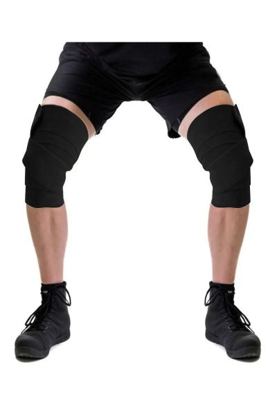 2’li Diz Bandajı Fitness Dizliği Ağırlık Dizliği Fitness Knee Wraps Fitness Dizlik Sarmalı Dizlik