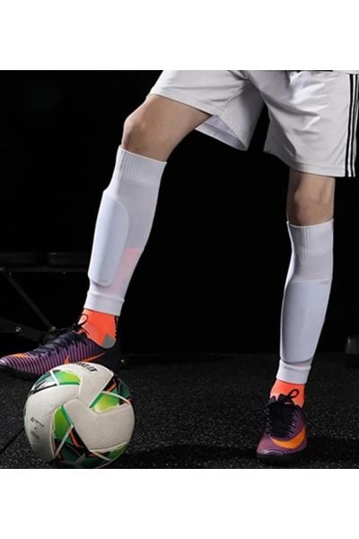 Tabansız Futbol Çorabı Tozluk Futbolcu Tozluğu Tabansız Tekmelik Tutucu Futbol Çorabı