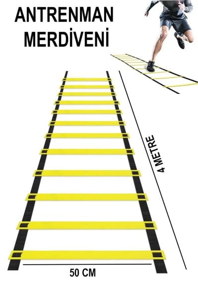 Antrenman Seti, 4 Metre Antrenman Merdiveni, 12 Adet Antrenmna Hunisi, 12 Adet Antrenman Çanağı 12'Li Kondisyon Çemberi Seti