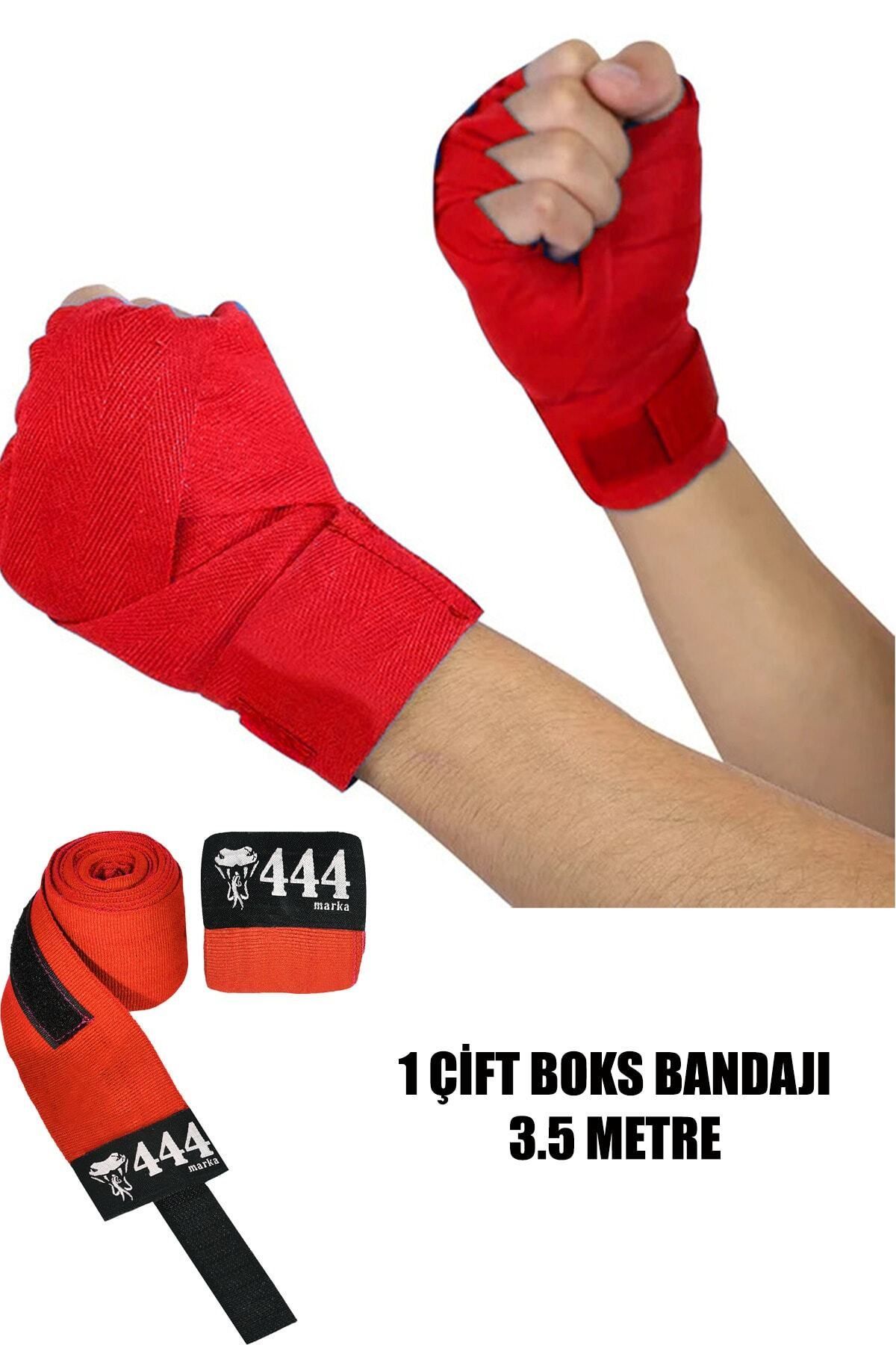 Boks Kickbox Muay Thai Sanda El Bandajı 3,5 Metre X 2 Adet Çift Boks Bandajı Sargı Bandaj