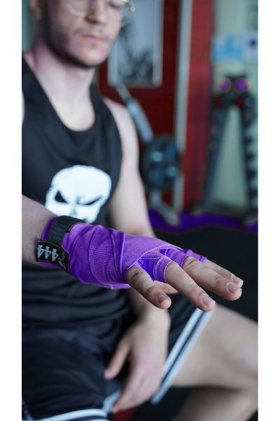 Boks Kickbox Muay Thai Sanda El Bandajı 3,5 Metre X 2 Adet Çift Boks Bandajı Sargı Bandaj