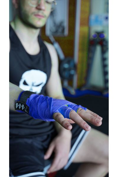 Boks Kickbox Muay Thai Sanda El Bandajı 3,5 Metre X 2 Adet Çift Boks Bandajı Sargı Bandaj