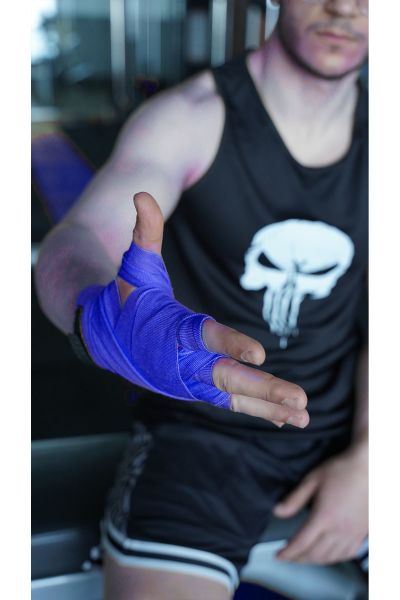 Boks Kickbox Muay Thai Sanda El Bandajı 3,5 Metre X 2 Adet Çift Boks Bandajı Sargı Bandaj