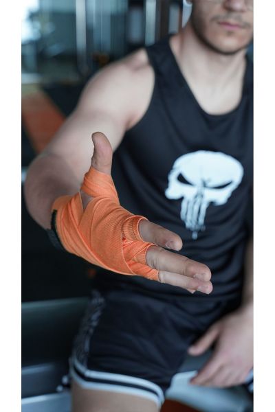 Boks Kickbox Muay Thai Sanda El Bandajı 3,5 Metre X 2 Adet Çift Boks Bandajı Sargı Bandaj