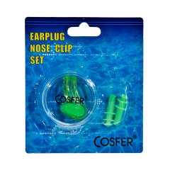 Cosfer CSFACY (Yeşil) Silikon Kulak ve Burun Tıkacı