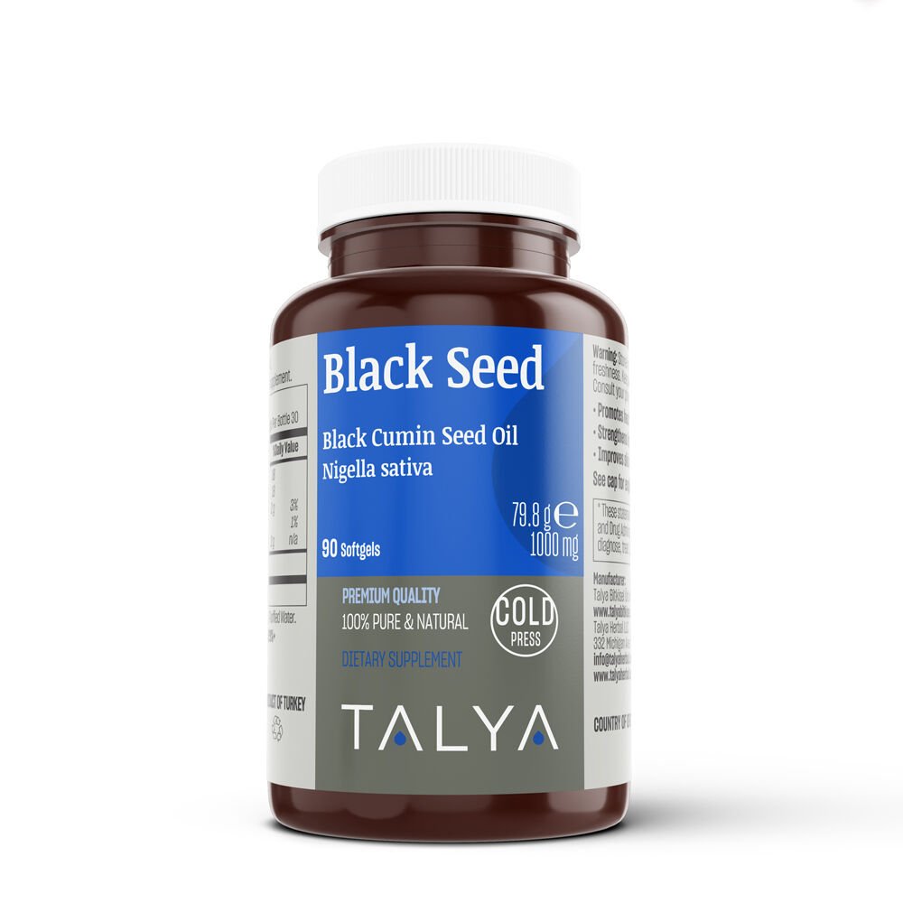 BLACK SEED OIL Dietary Supplement 90 Capsule