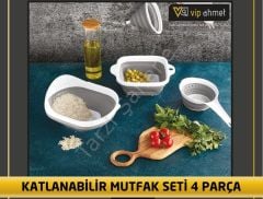 VP-050 MİKSER SET 4 LT+RENDE +SÜZGEÇ SET