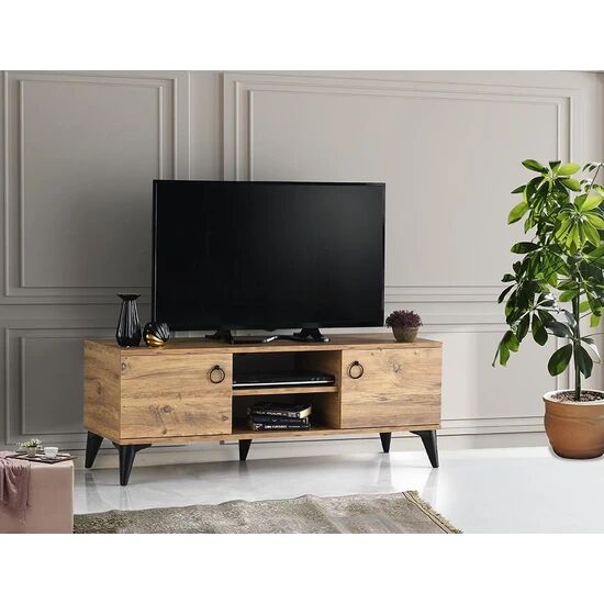 Furkan Home Carina Modern TV Sehpası 130 cm Çam