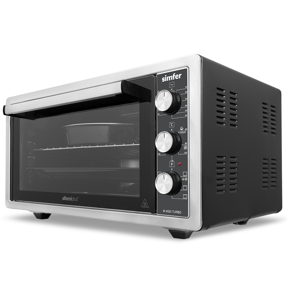 Simfer 4503 Inox 45 lt Turbo Midi Fırın Ürünü - Furkan Home
