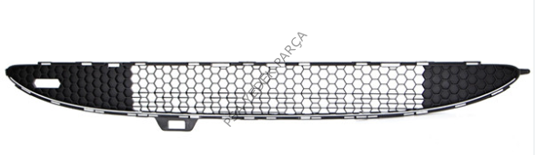 PEUGEOT 206 (1998-2009) SİSSİZ ÖN TAMPON ORTA IZGARA PETEKLİ TİP  (İTHAL)