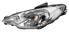 PEUGEOT 206 (1998-2009) SOL FAR ÇİZGİSİZ ŞEFFAF (İTHAL)