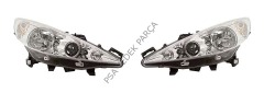 PEUGEOT 207 (2006-2012) SAĞ-SOL ÖN FAR TAKIMI MOTORLU MERCEKLİ (VALEO)(Kopya)