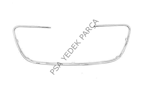 PEUGEOT 508 (2011-2014) ÖN TAMPON ORTA IZGARA ÇERÇEVE NİKELAJI (ORJİNAL)