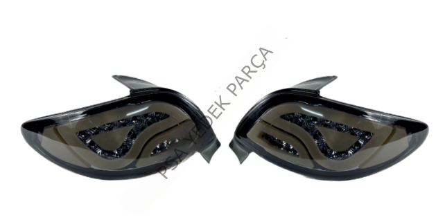 PEUGEOT 206 HB 5K (1998-2009) İRAN MODELİ LEDLİ STOP TAKIMI (ORJİNAL)