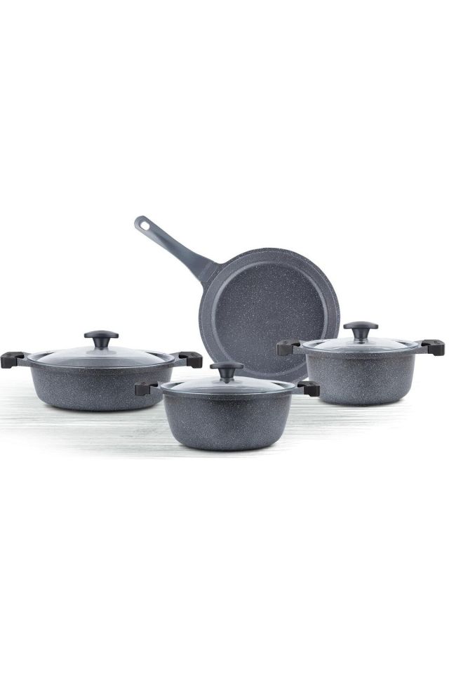 Alüminyum Granit Döküm Graneu Model 7 Parça Set