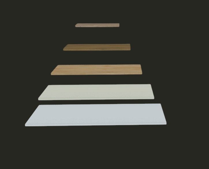 Duvar Rafı 18 mm Mdf lam