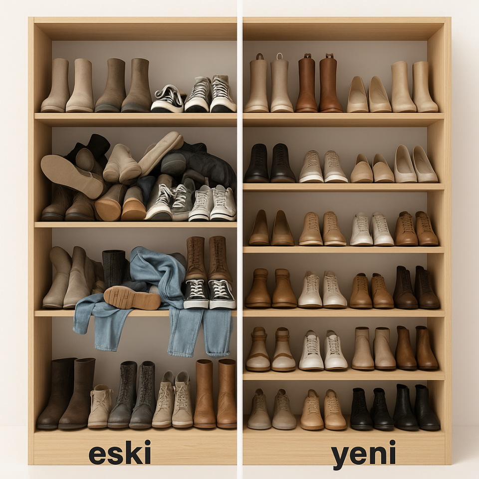 Dolap İçi Raf 18 mm MDFLAM Özel Ölçü