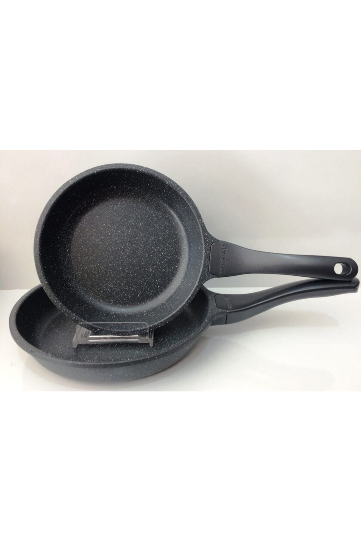 Granit Tava Seti 24-28 Cm 2 Li Set Gri