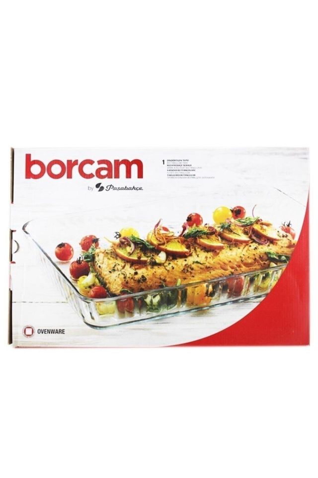 59204 Borcam Uzun Dikdörtgen Tepsi