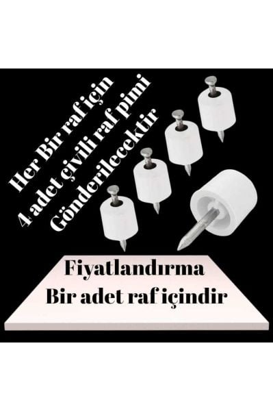 Dolap İçi Raf Cordoba en 25 cm boy