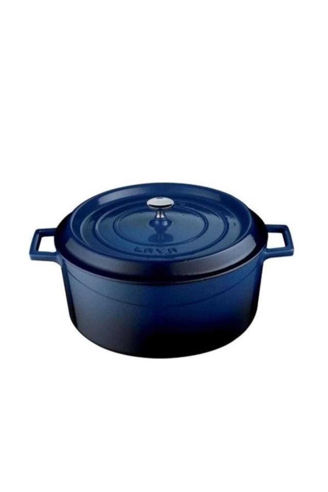 Yuvarlak Tencere 28 Cm Trendy Mavı Fma04442