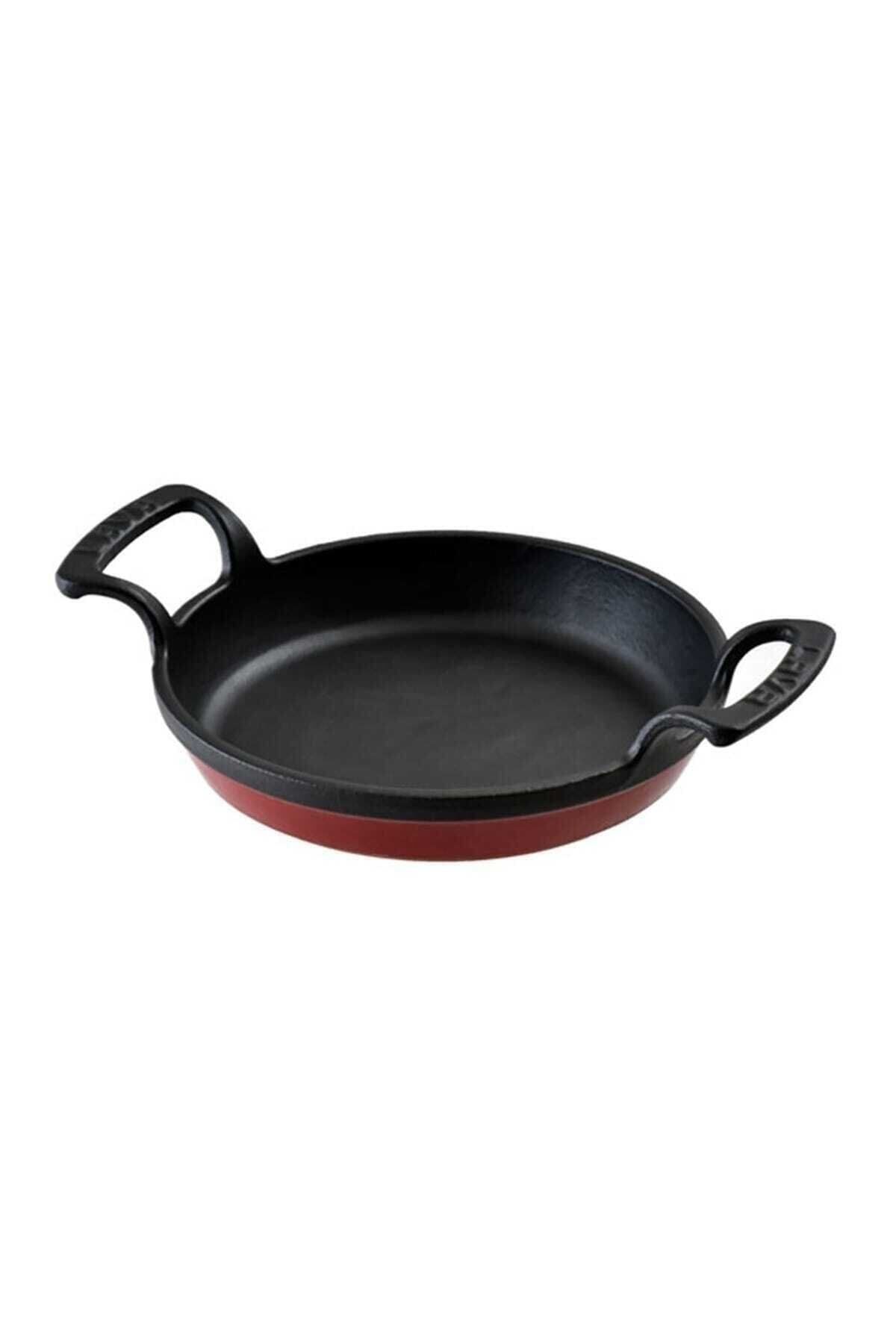 Yuvarlak Kulplu Tava Çap 16 Cm Kırmızı