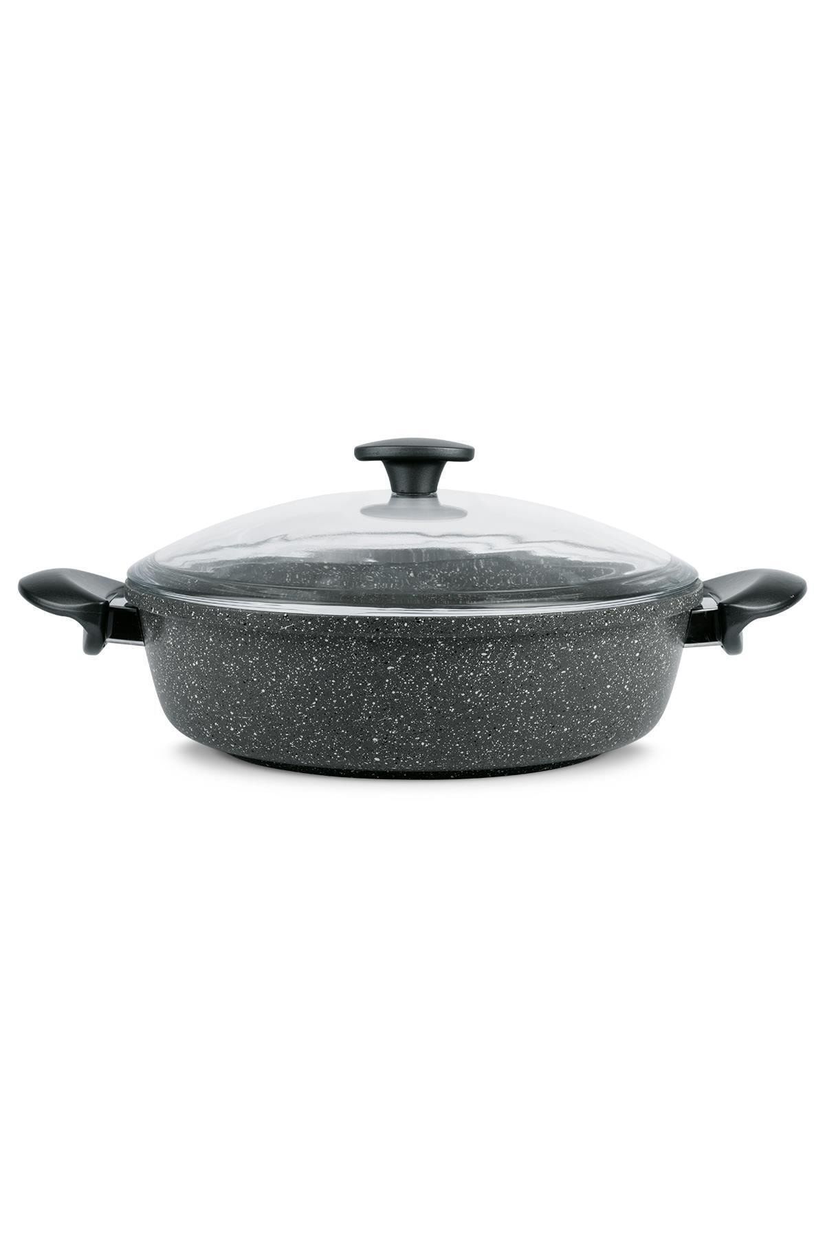 Karnıyarık 30cm Love Tencere - Gri