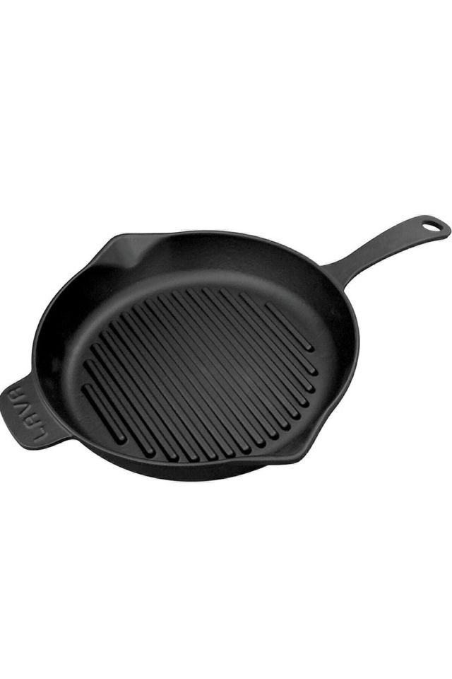 Yuvarlak Izgara Tava Metal Saplı 28 cm