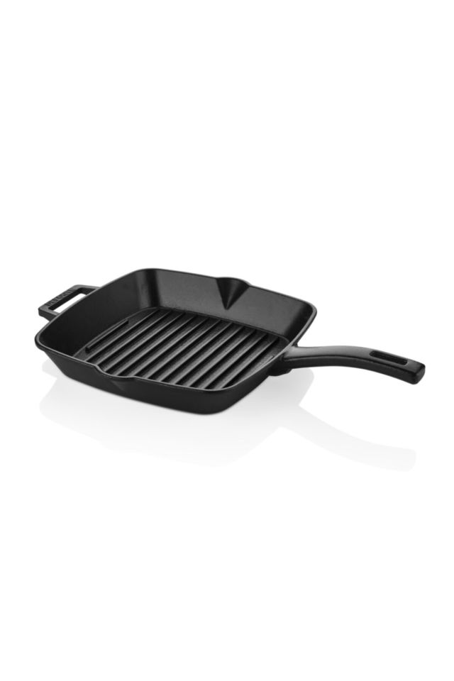 Defonte Döküm Demir Kare Grill Tava 28x28cm
