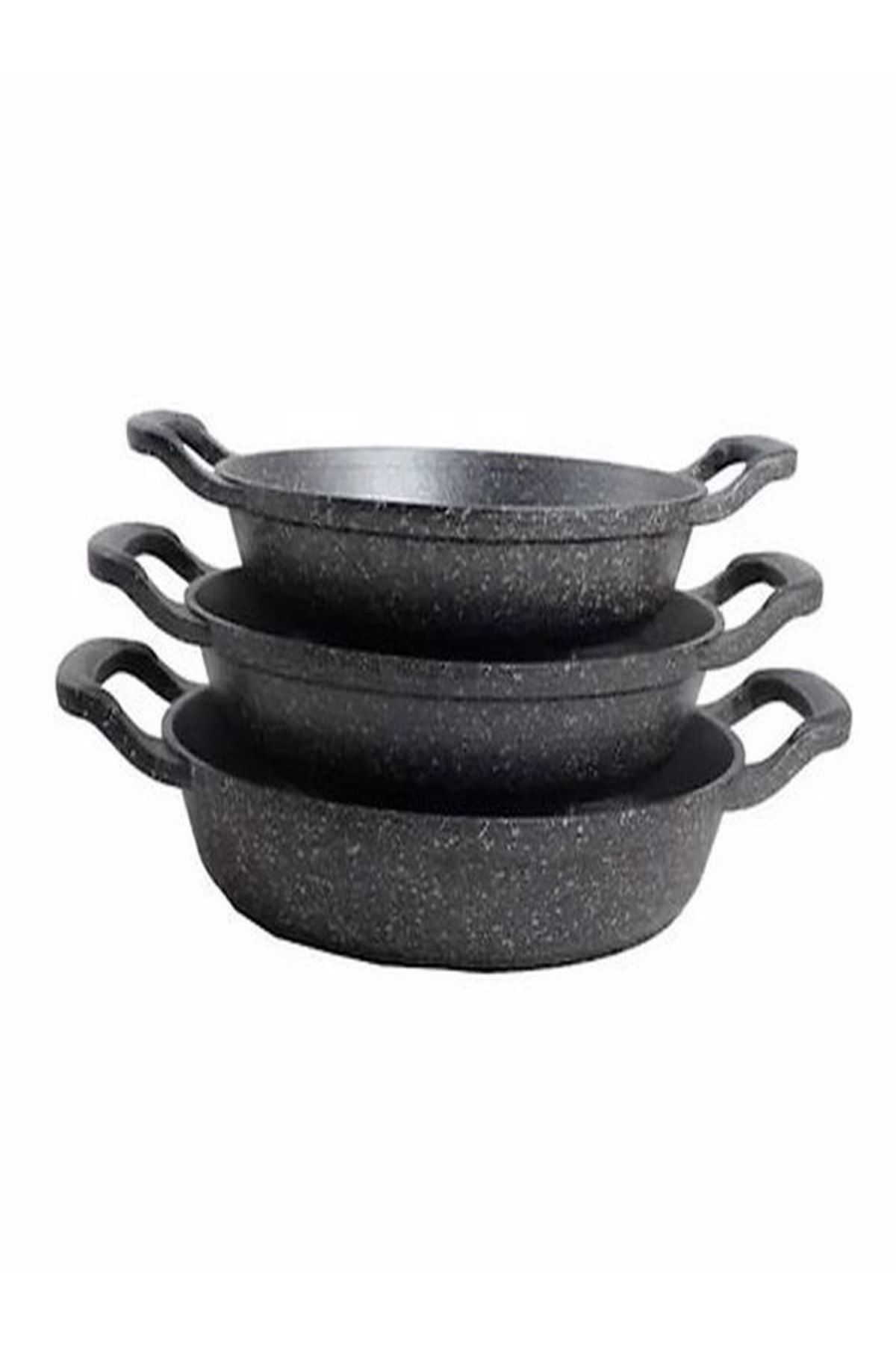 Mia 3 Lü Döküm Sahan Set 18 Cm , 20 Cm Ve 22 Cm