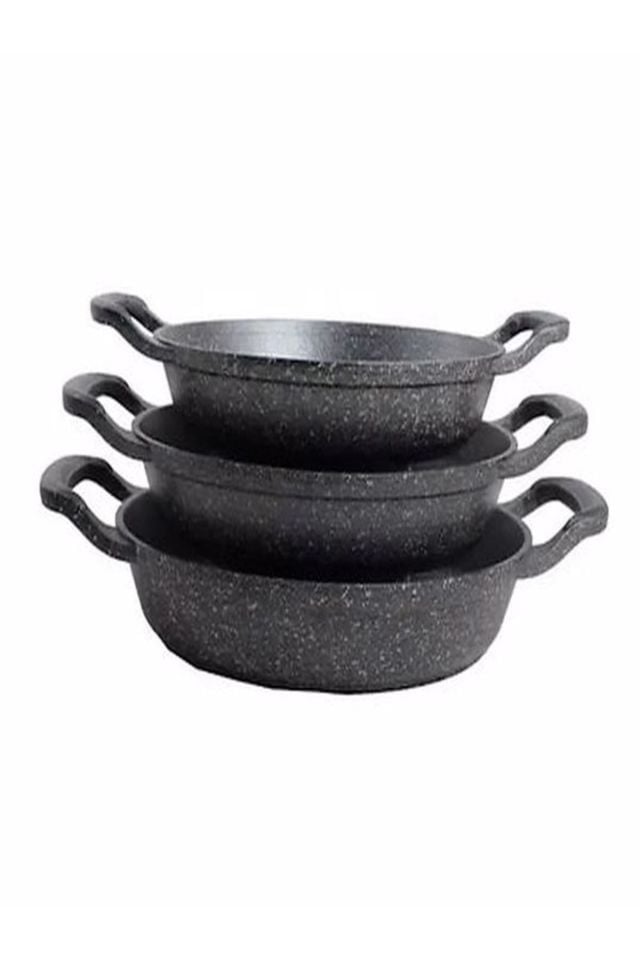 Mia 3 Lü Döküm Sahan Set 18 Cm , 20 Cm Ve 22 Cm