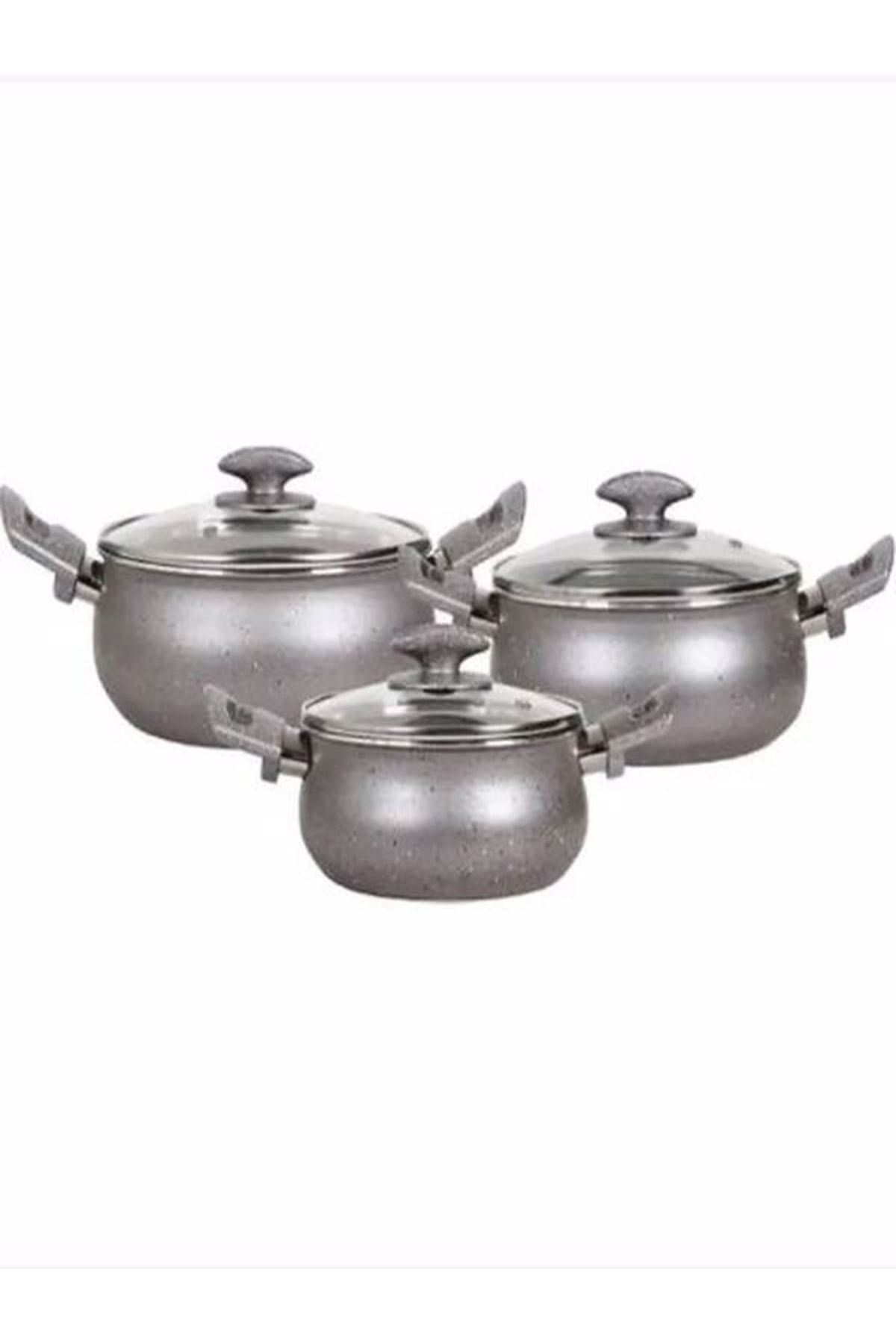 Granit 3 Lü Güveç Set16-18-20 Cm
