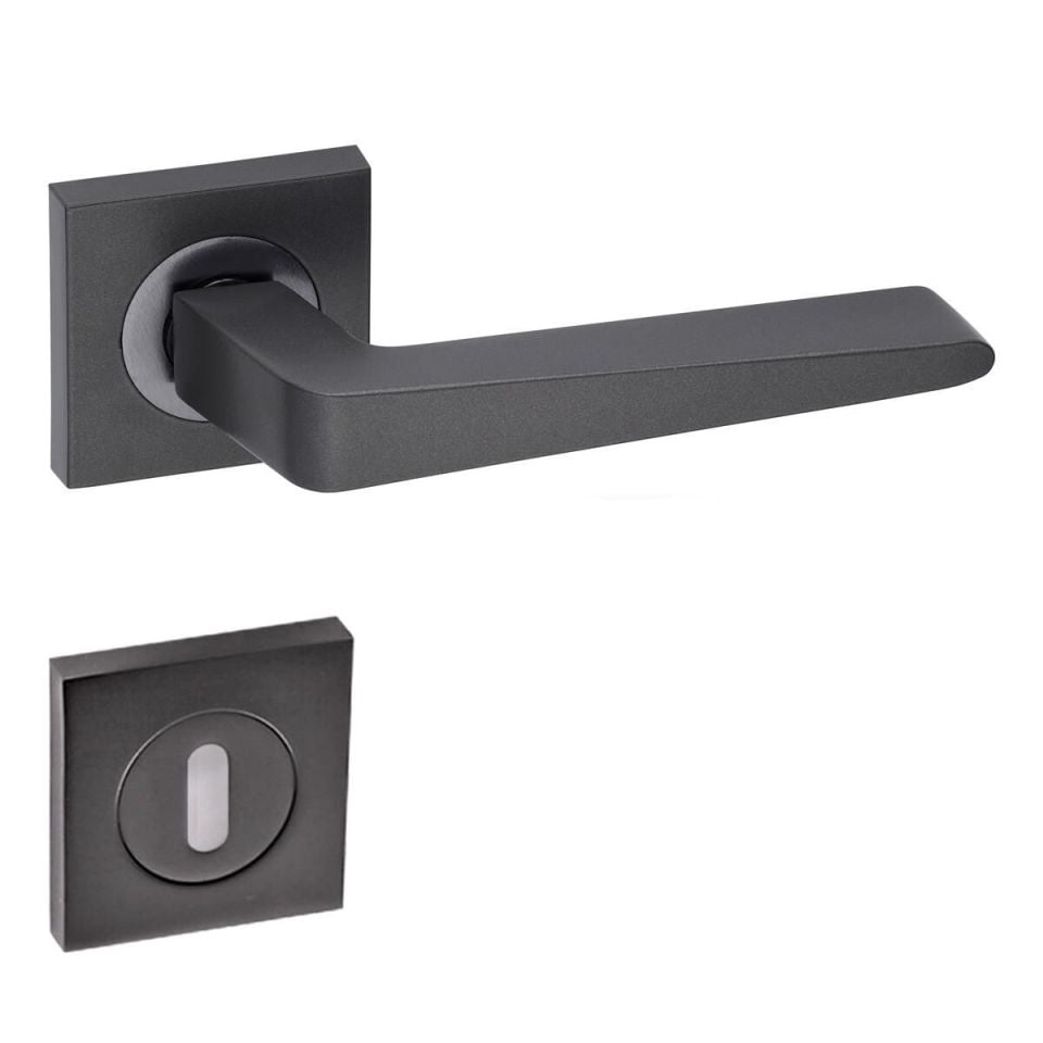 ARPAT PORTO SİYAH İTALYAN KARE ROZETLİ ALÜMİNYUM