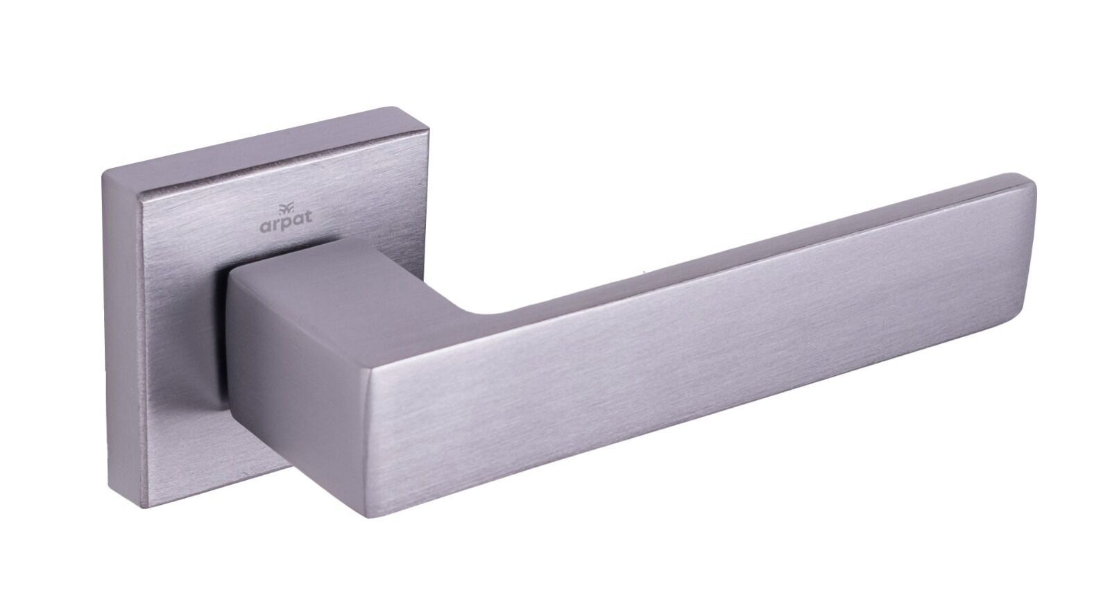 ARPAT VEGA MAT KROM İTALYAN KARE ROZETLİ ALÜMİNYUM WC KAPI KOLU TAKIM