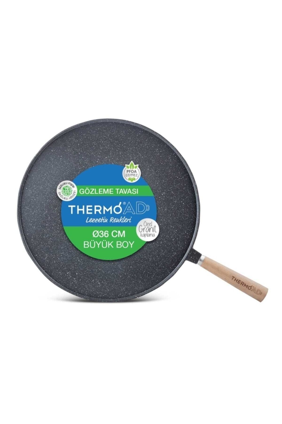 Alüminyum Granit Döküm 36 Cm Gözleme Tavası - Tad36gzlmaac