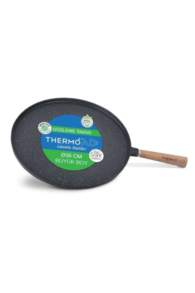 Alüminyum Granit Döküm 36 Cm Gözleme Tavası - Tad36gzlmaac