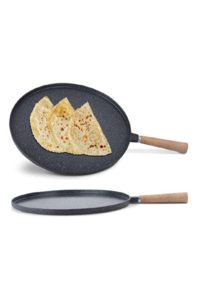 Alüminyum Granit Döküm 36 Cm Gözleme Tavası - Tad36gzlmaac