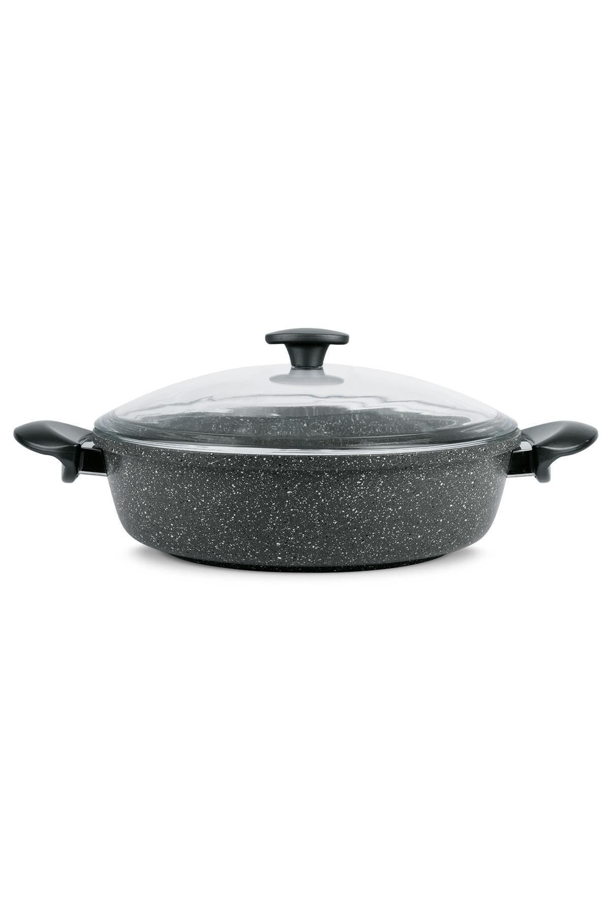 Karnıyarık 32cm Love Tencere-gri